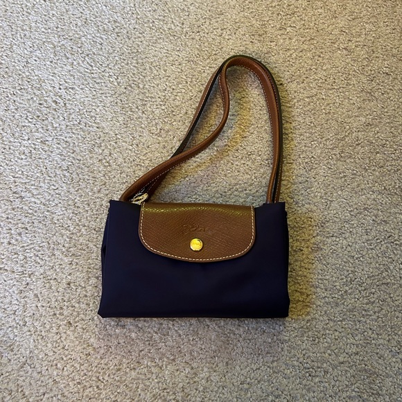 Longchamp Handbags - Longchamp Le Pliage Purple Tote Bag size Smalll